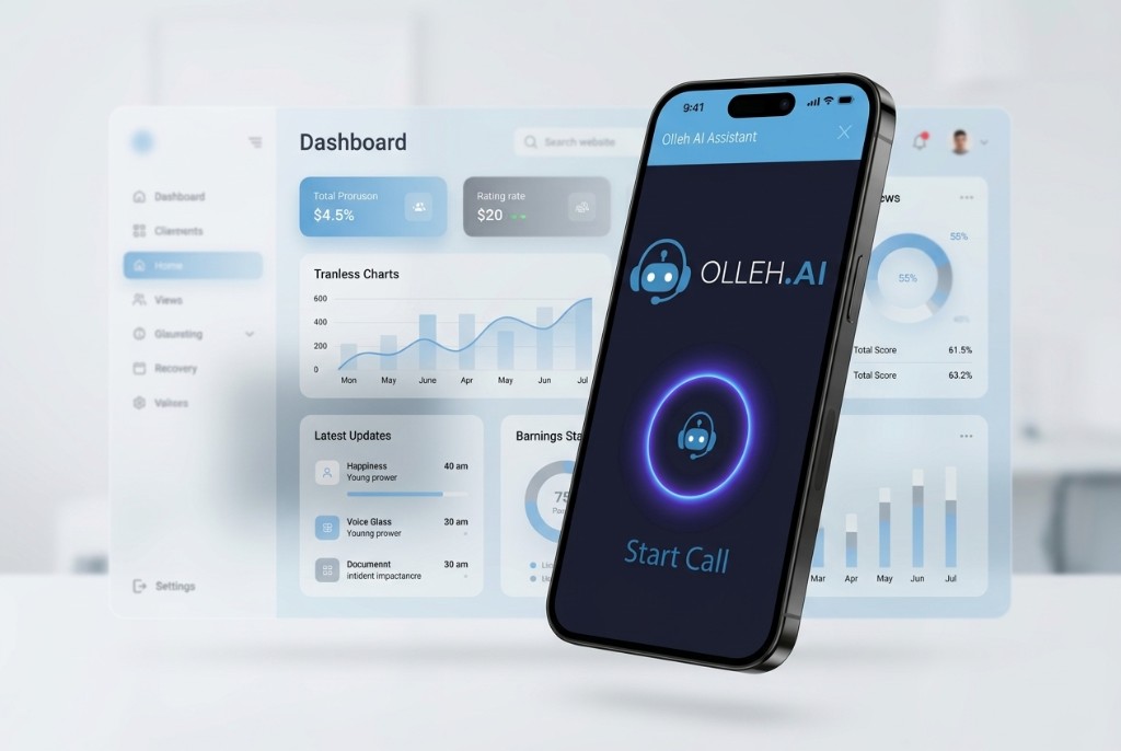 Voice AI Interface Mockup